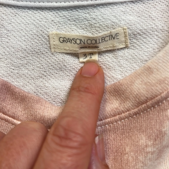 Grayson Collective Girls Tie-Dye Sweatshirt - 3T - Picture 4 of 6
